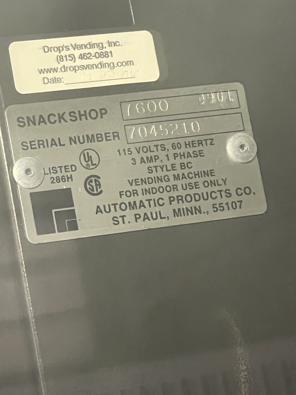 4 Vending Machines