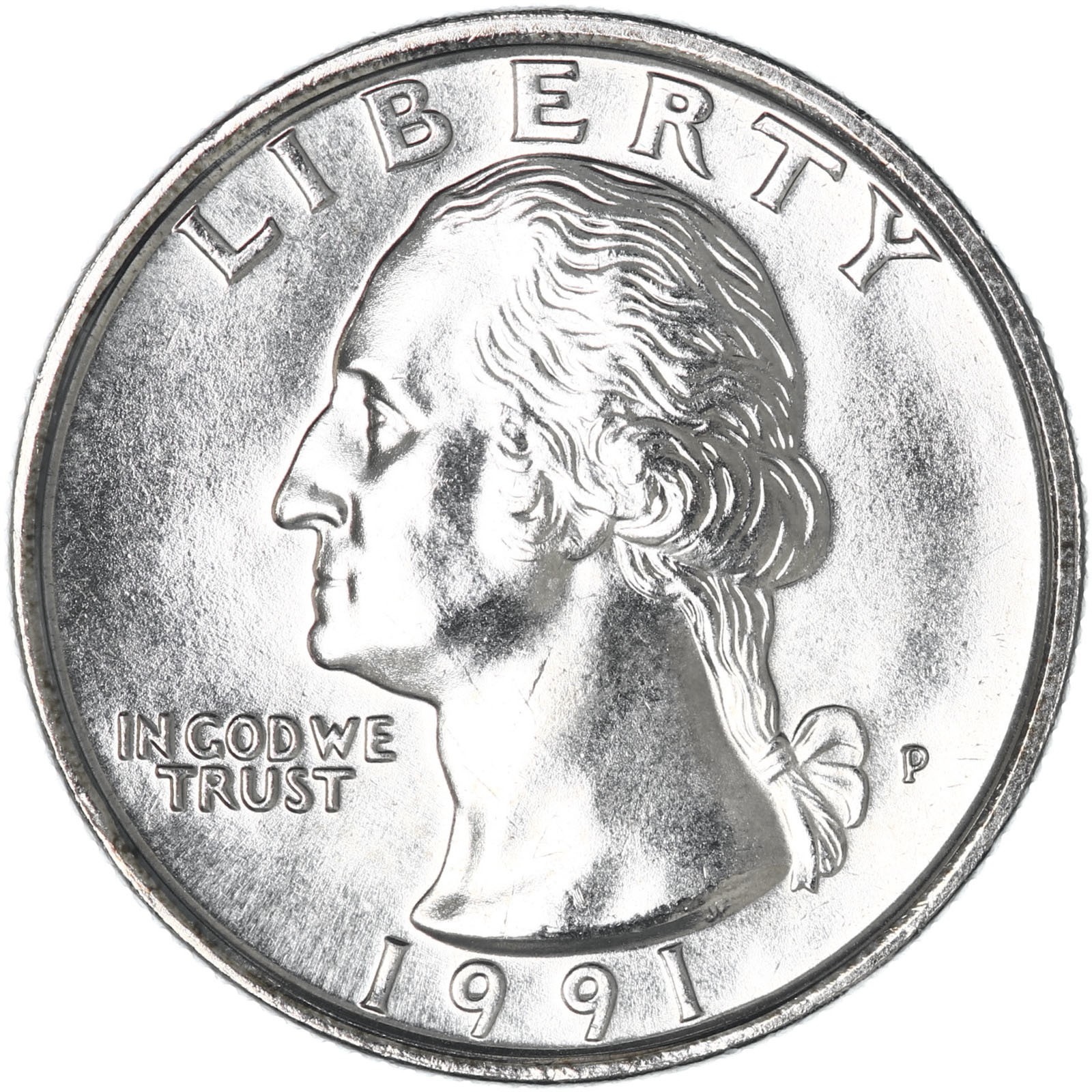 1991 P Washington Quarter Choice BU US Coin