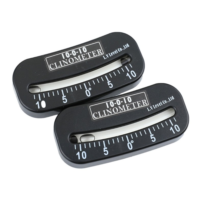 Plastic Inclinometer Slope AnglesRuler SpiritsLevel Bubble for 0-10Degree