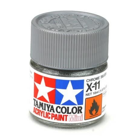 TAM81511 ACRYLIC MINI X11, CHROME SILVER