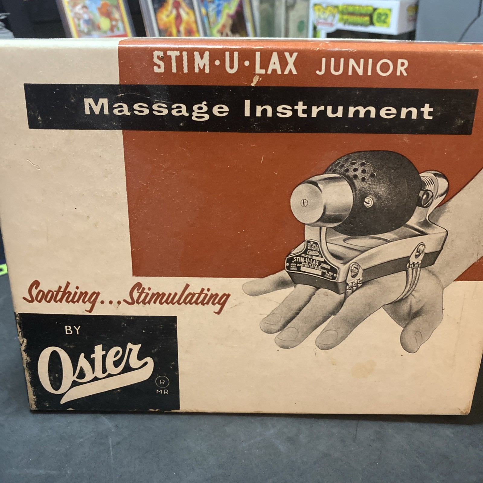 OSTER Stim-U-Lax Junior Massage Instrument Model M4 Perfect Vintage D3