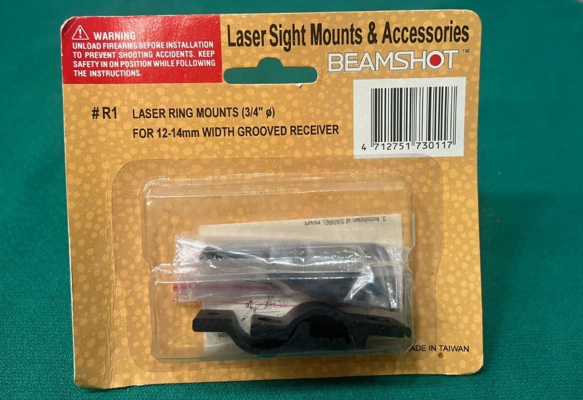 BEAMSHOT Laser Sight Mounts & Accessories.  New in original packaging