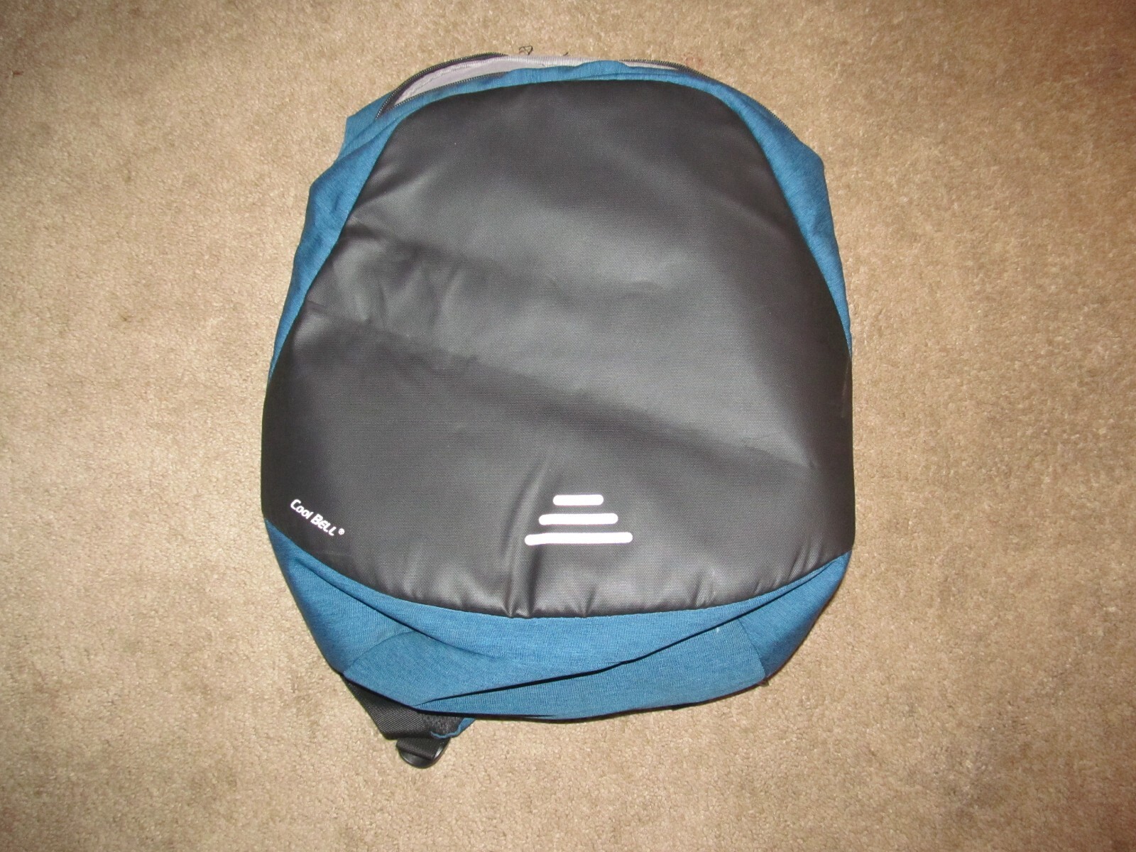 CoolBELL USB Charging Laptop Protection Backpack Blue/Gray