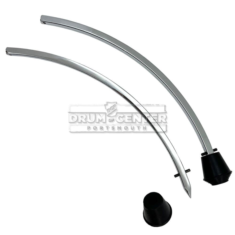 Danmar Ludwig Reproduction Curved Bass Drum Spurs for 18"-20" BDs