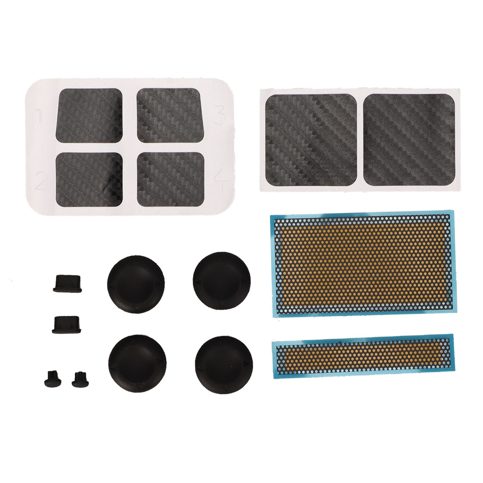 Game Console Protection Kit Stickers Dust Screen Dust Plug Joystick Cap Game