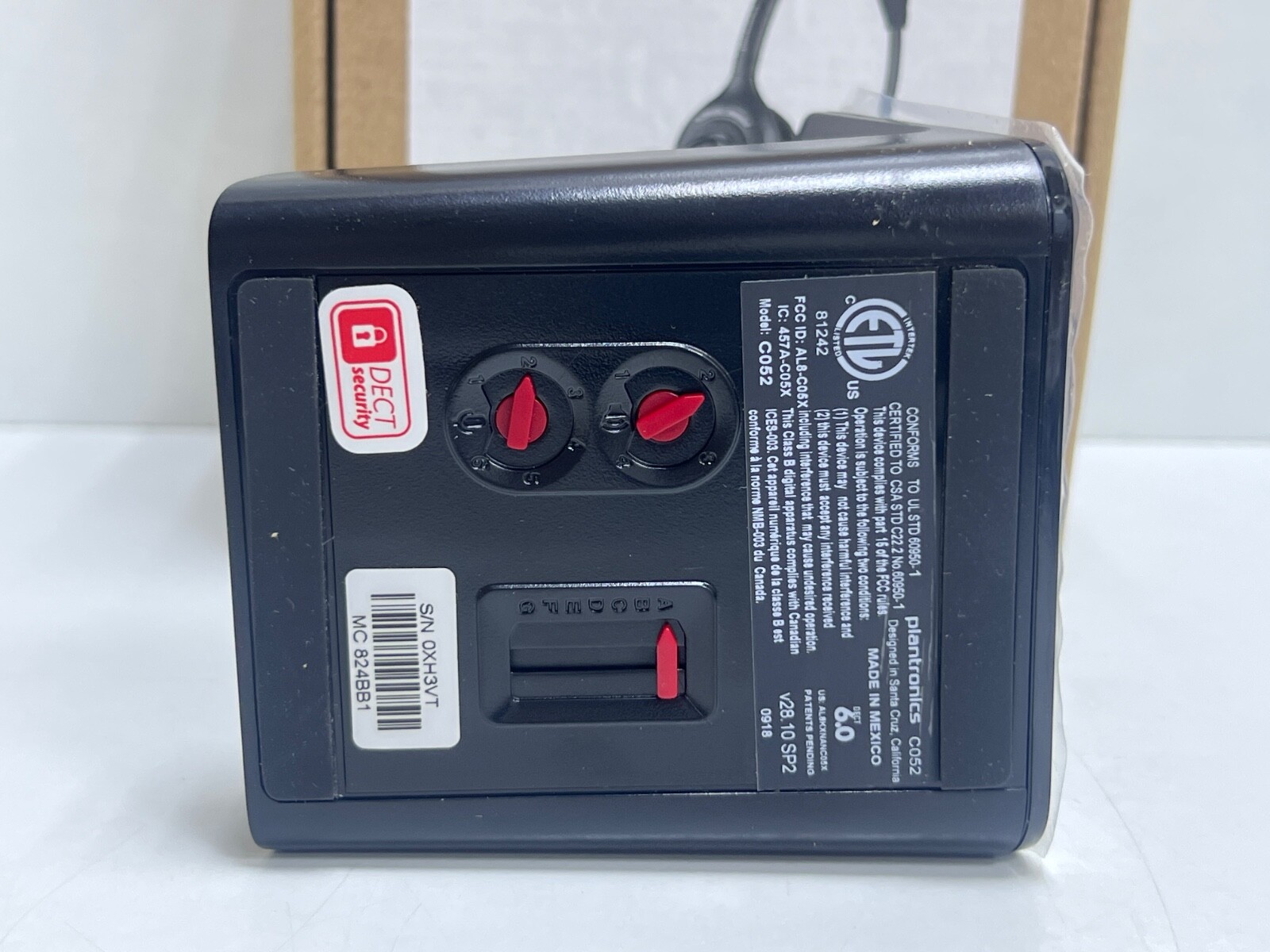 Plantronics CS510 Headset wireless - Black