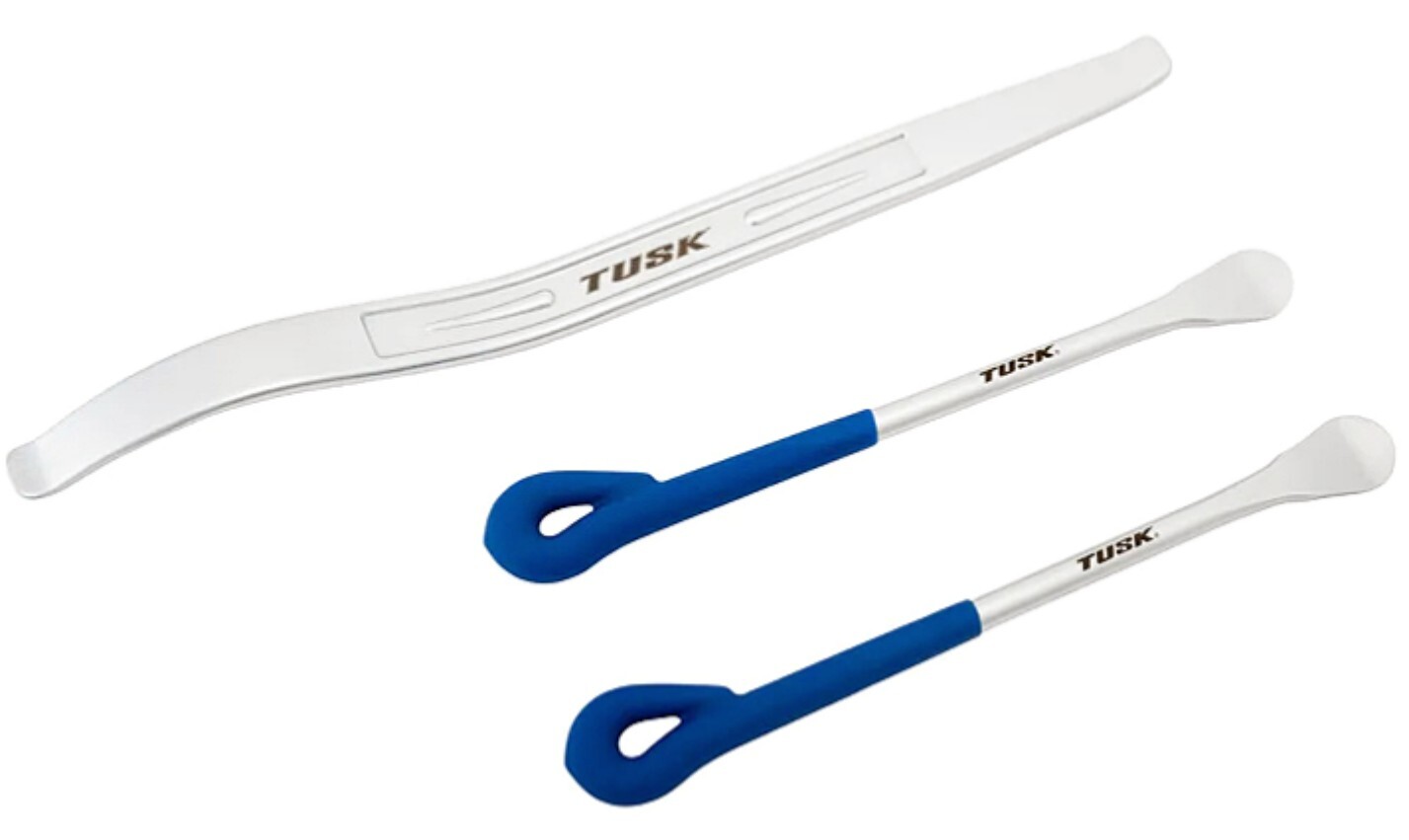 Tusk Tire Iron Kit 2 Tire Spoons And 1 Curved Tire Iron Changing Spoons