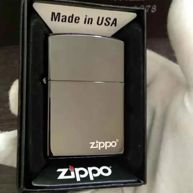 Zippo 150ZL Lighter Black Ice High Polish Finish with Zippo Logo New In Box