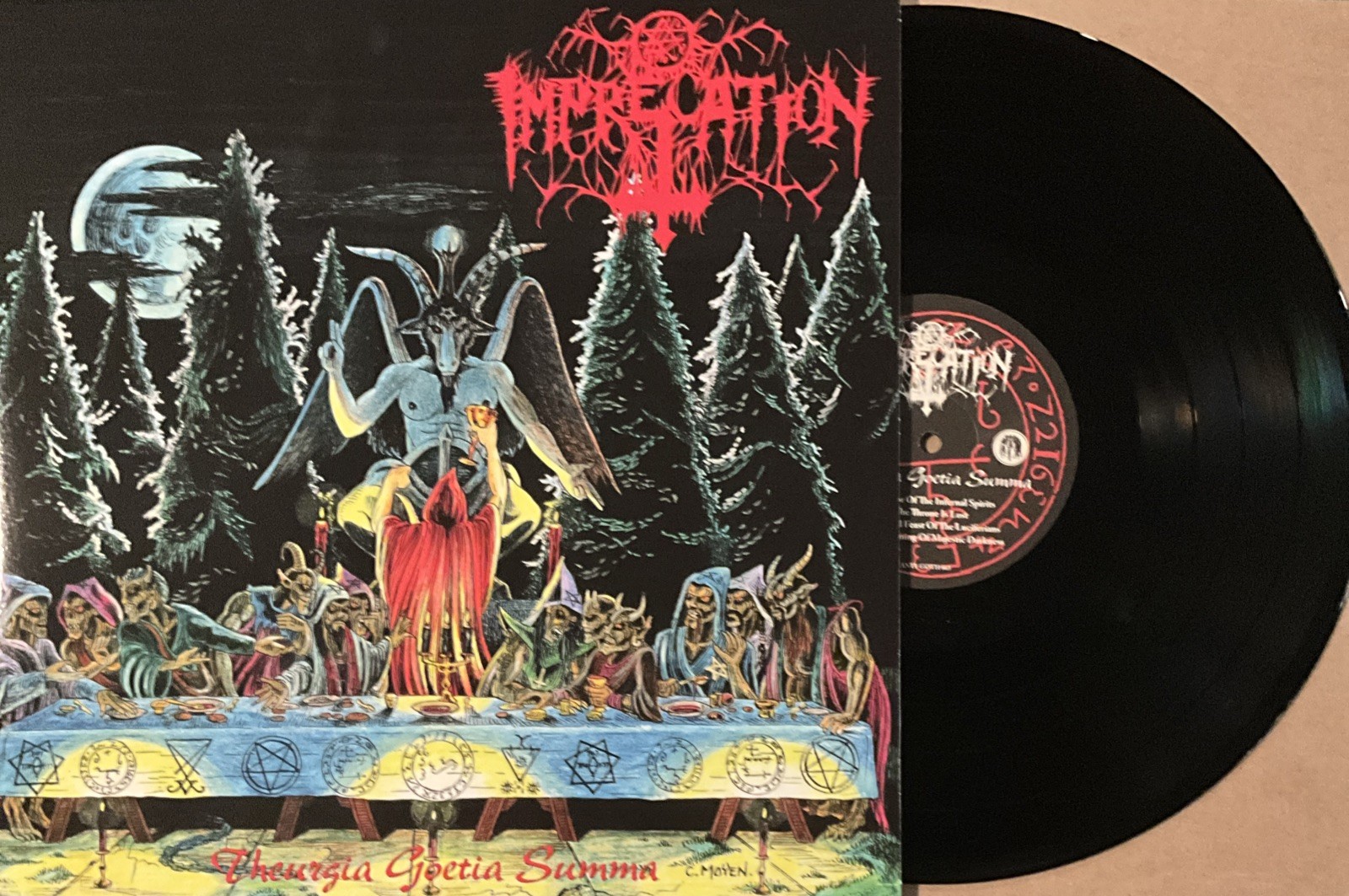Imprecation - Theurgia Goetia Summa LP 2025 Nuclear War Now [Black] NEW
