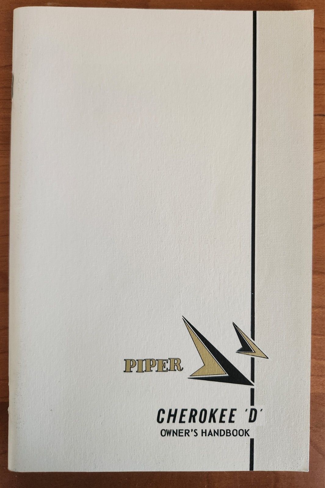 PIPER CHEROKEE D PA-28-180 AIRPLANE COMPLETE OWNERS MANUAL