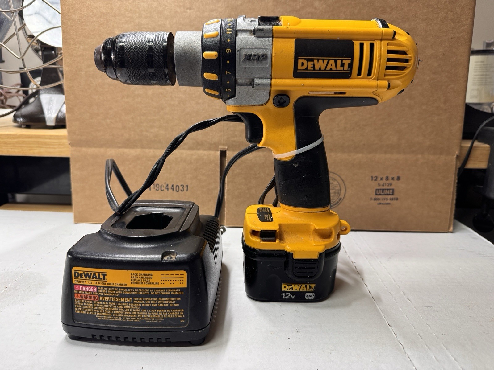 Dewalt 12V DC940 1/2" Cordless Drill Driver w/ Battery & Charger SAVE BUY USED!