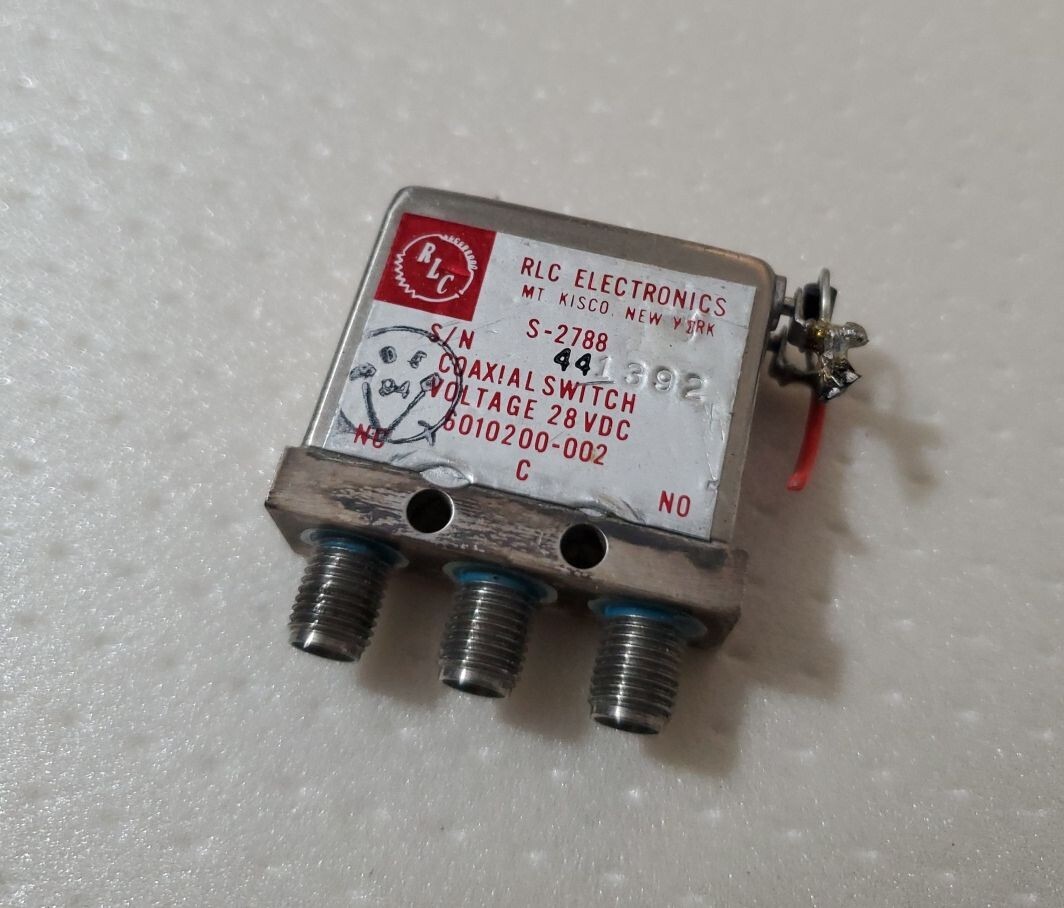 RLC Electronics S-2788 SPDT Coaxial Switch 28V DC-18GHz  SMA