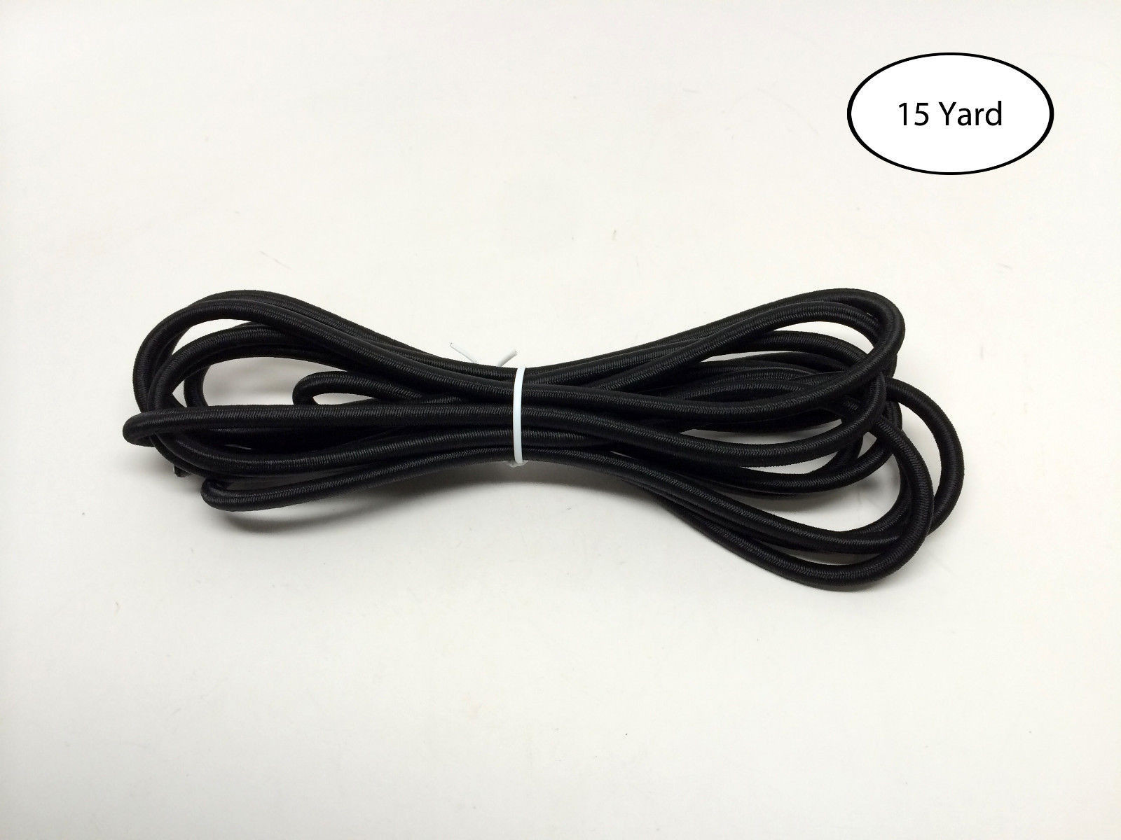MARINE DURABLE BLACK NYLON ROPE LEASH FOR KAYAK CANOE SMALL BOAT 15 YARDS