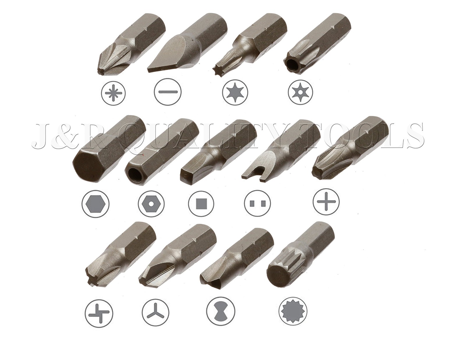 Vector Tools Security Bit Set, Chrome Vanadium Steel | 100-Piece Set One Size
