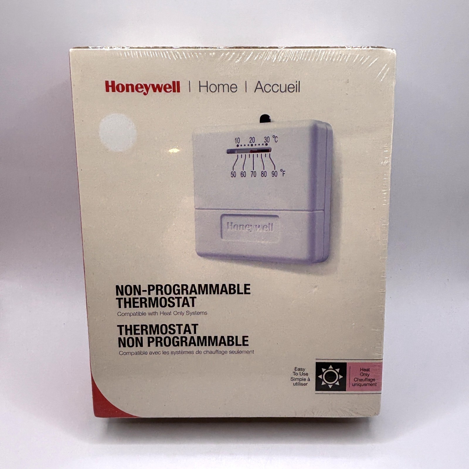 Honeywell Non-Programmable CT30A Home Thermostat Heating Only - 2015 New Sealed