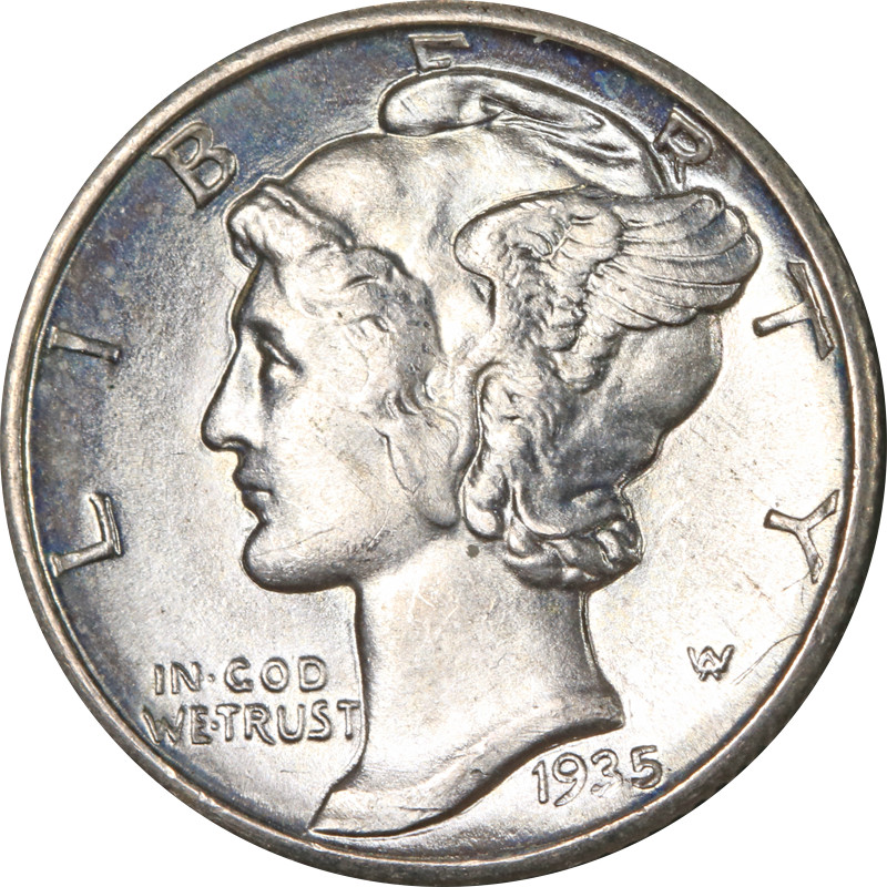 1935-D Mercury Dime