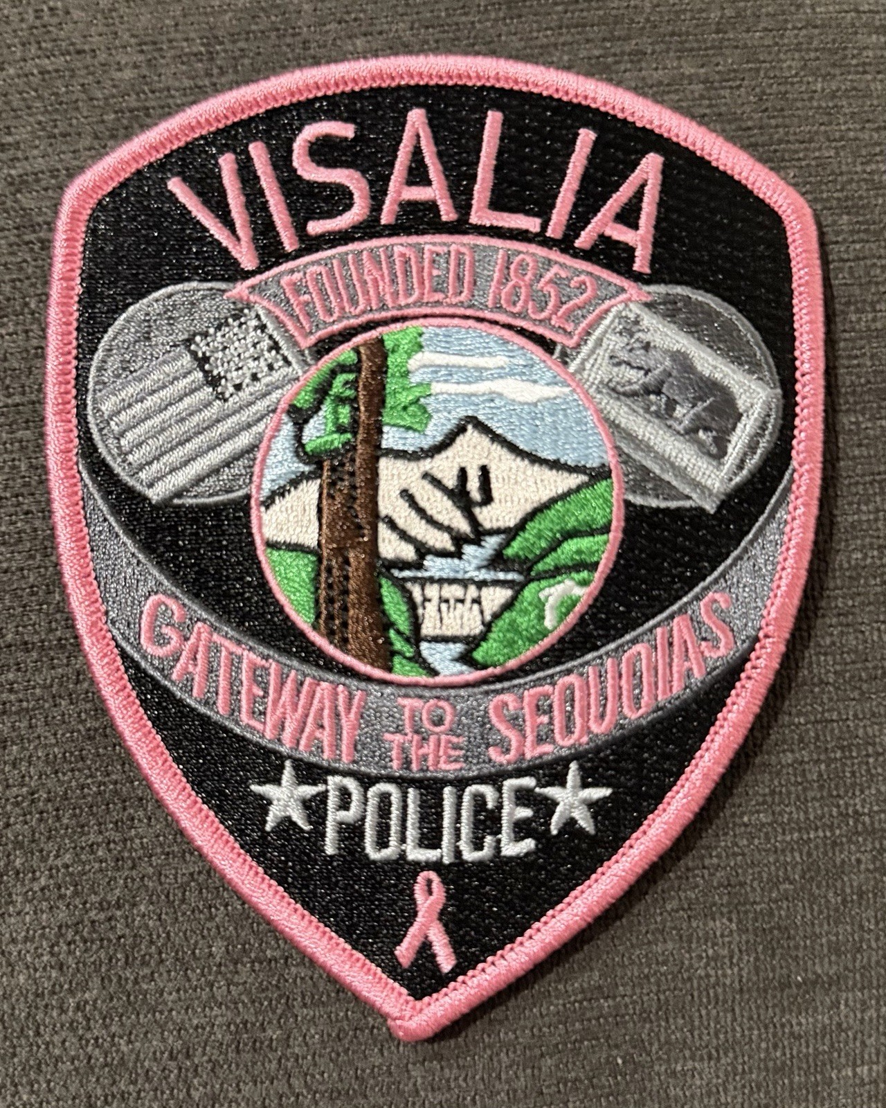 California Pink (Cancer Awareness) Visalia Police Department.