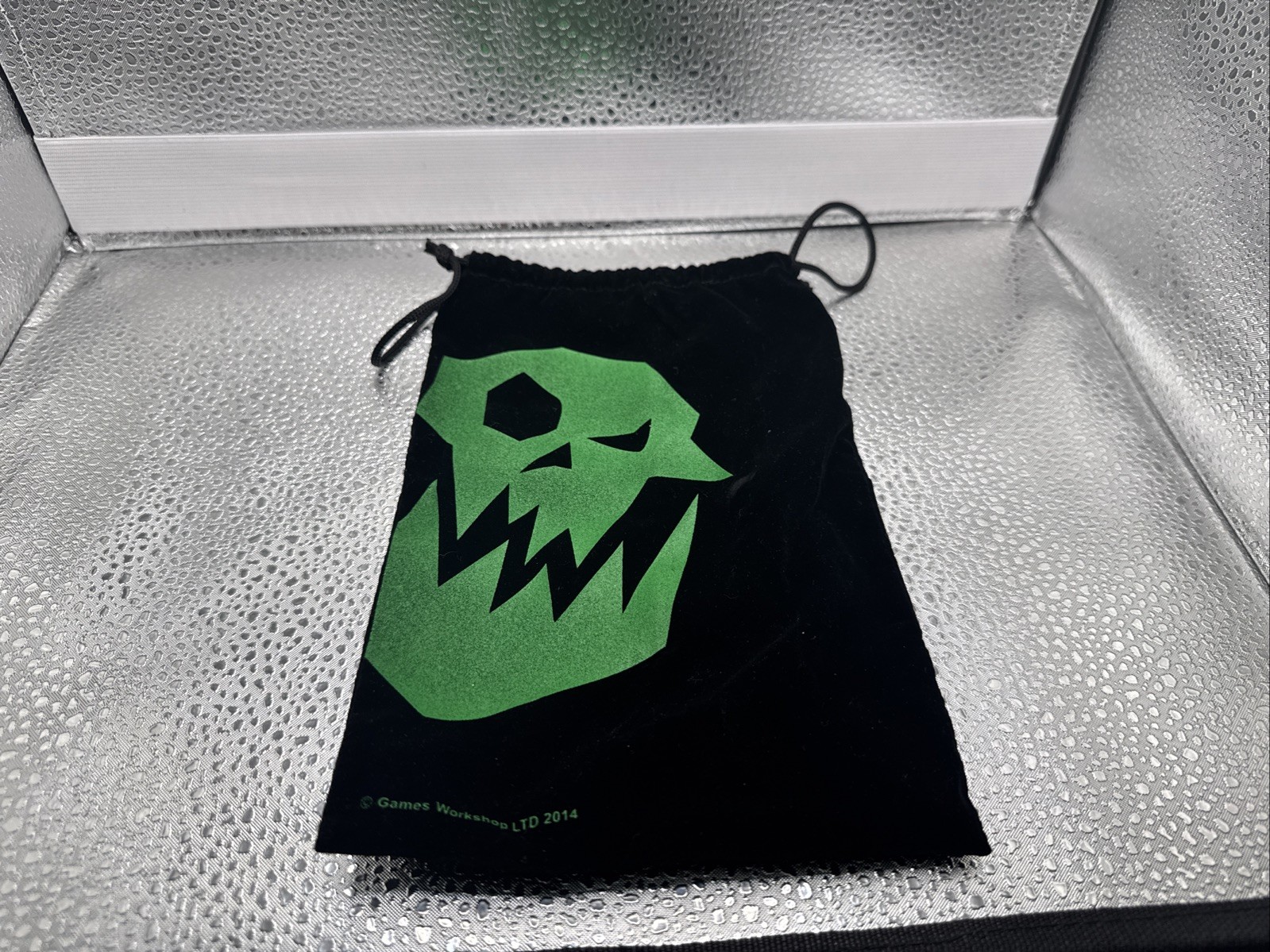 WARHAMMER 40K ORK DICE BAG Black Pouch