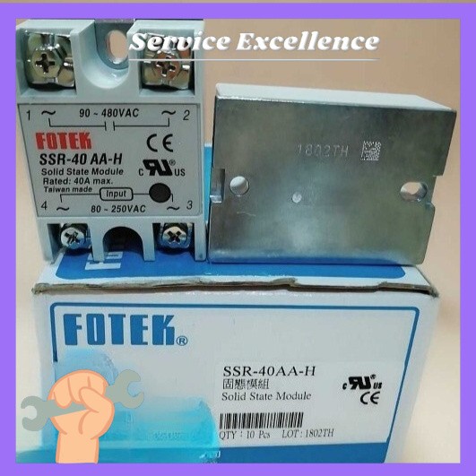 SSR-40AA-H One New Fotek SSR40AAH 40A Solid State Module Brand Fast Delivery