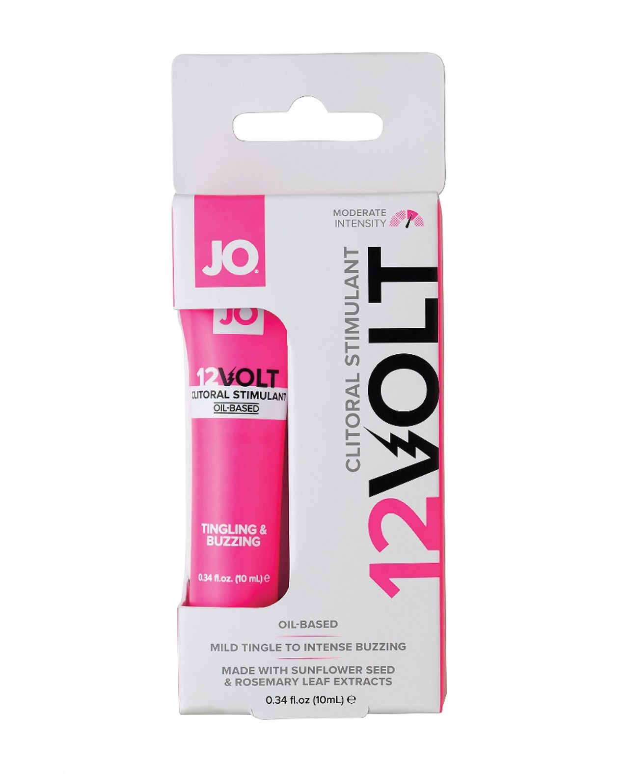 JO 12 Volt Oil Based Female Clitoral Arousal Gel Stimulant - 0.34oz
