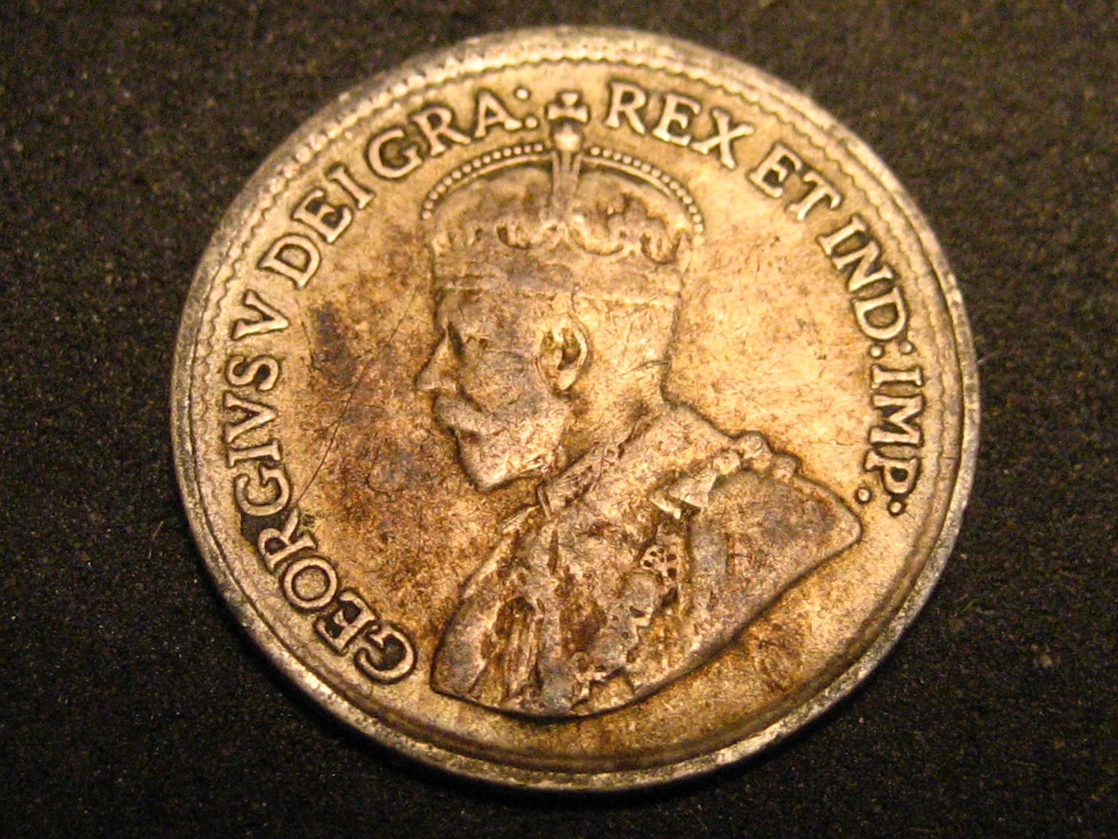 1920 Canadian 5 Cent Silver