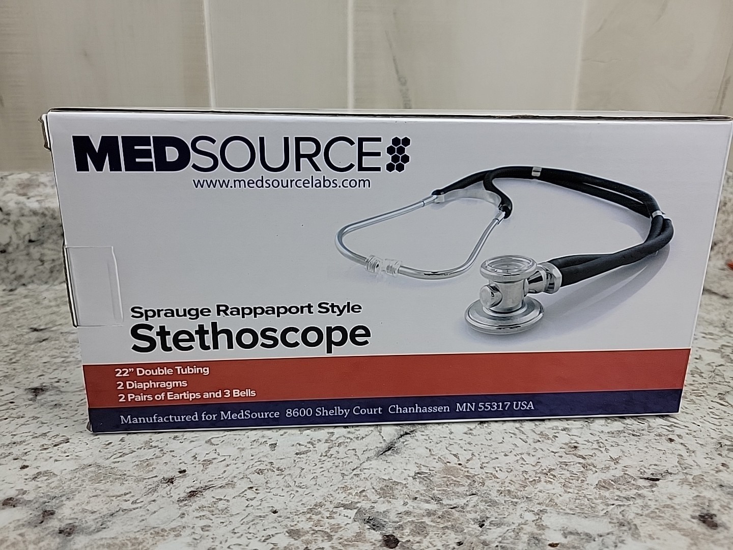 NIB MedSource Sprague Rappaport Style Stethoscope