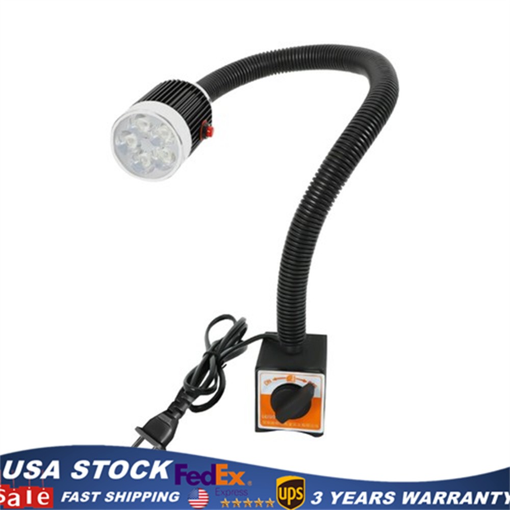 LED Work Light Work Lamp With Magnetic Switch Base Mechanic Shop Lamp Hose 50cm