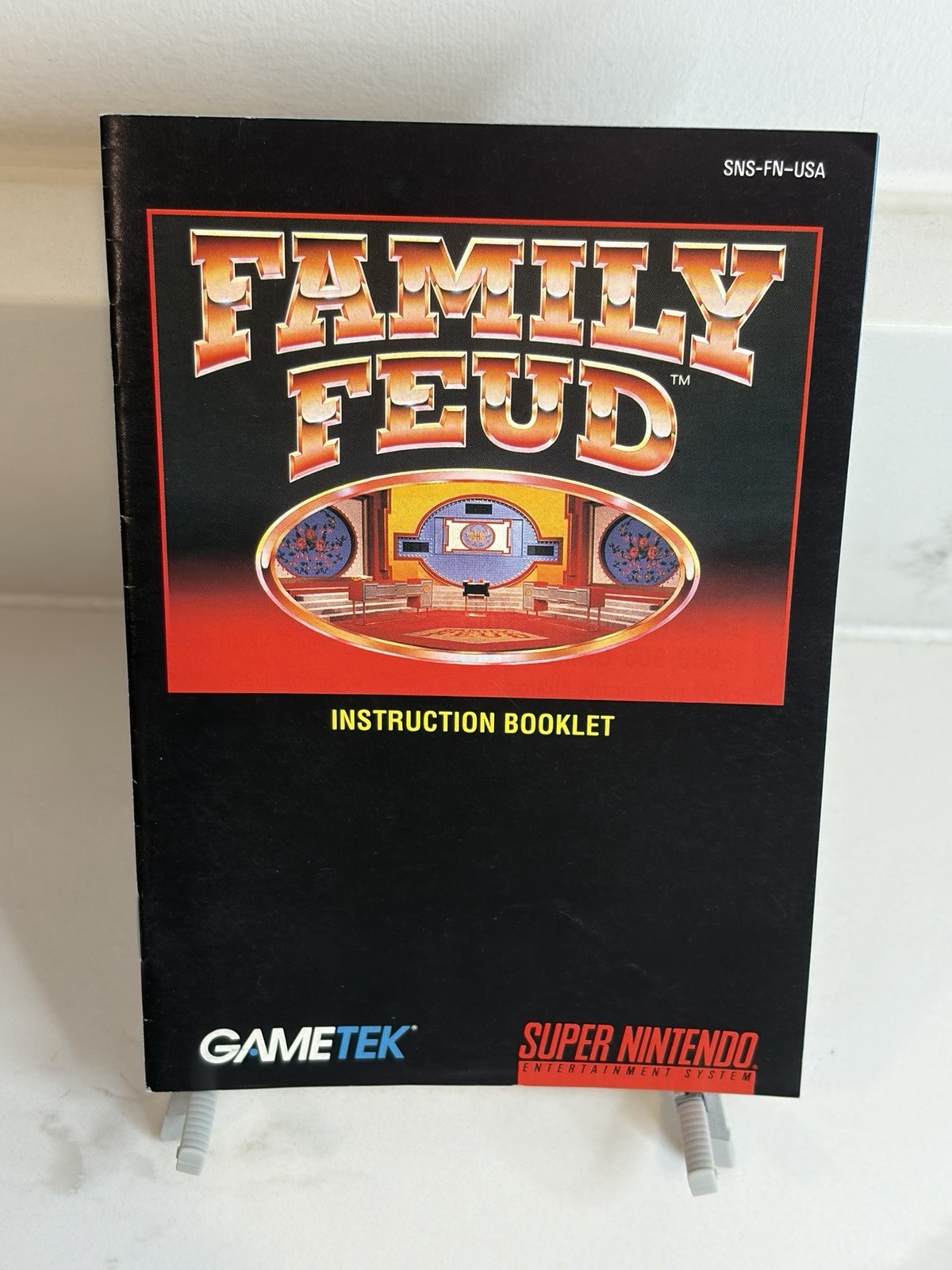 Family Feud - 1991 Super Nintendo SNES - Instruction Manual Only