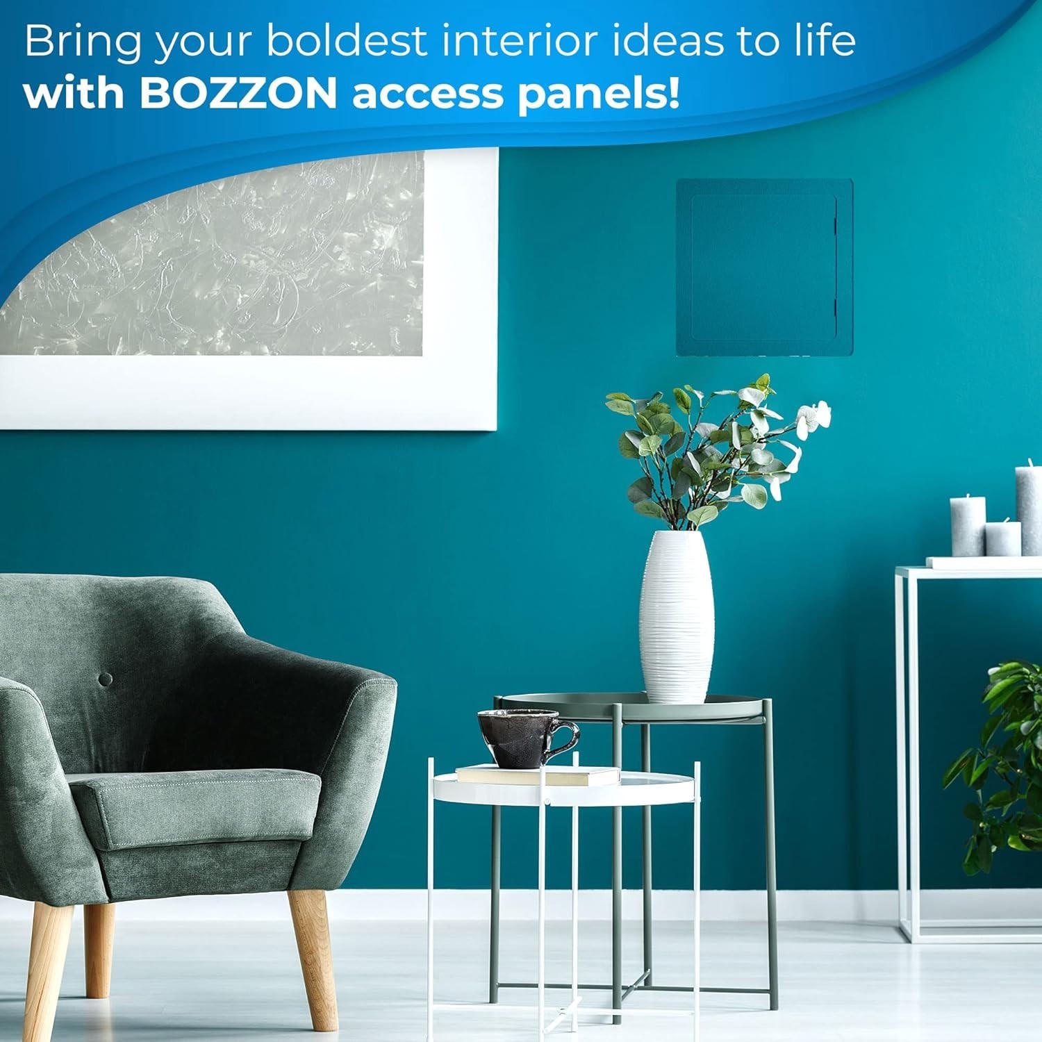 Durable White Access Panel - 14x14 - Easy Install