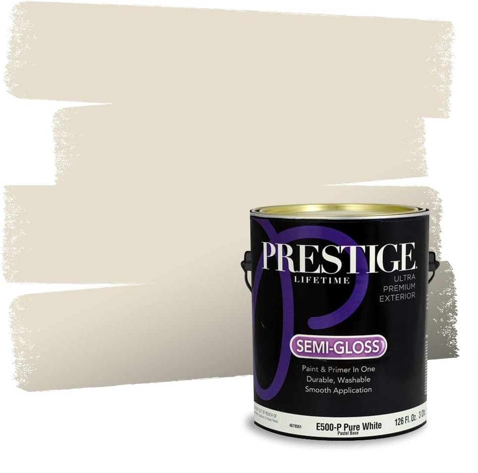 Interior Paint & Primer in One 1-Gallon Eggshell Comparable Match of Behr* Quiet