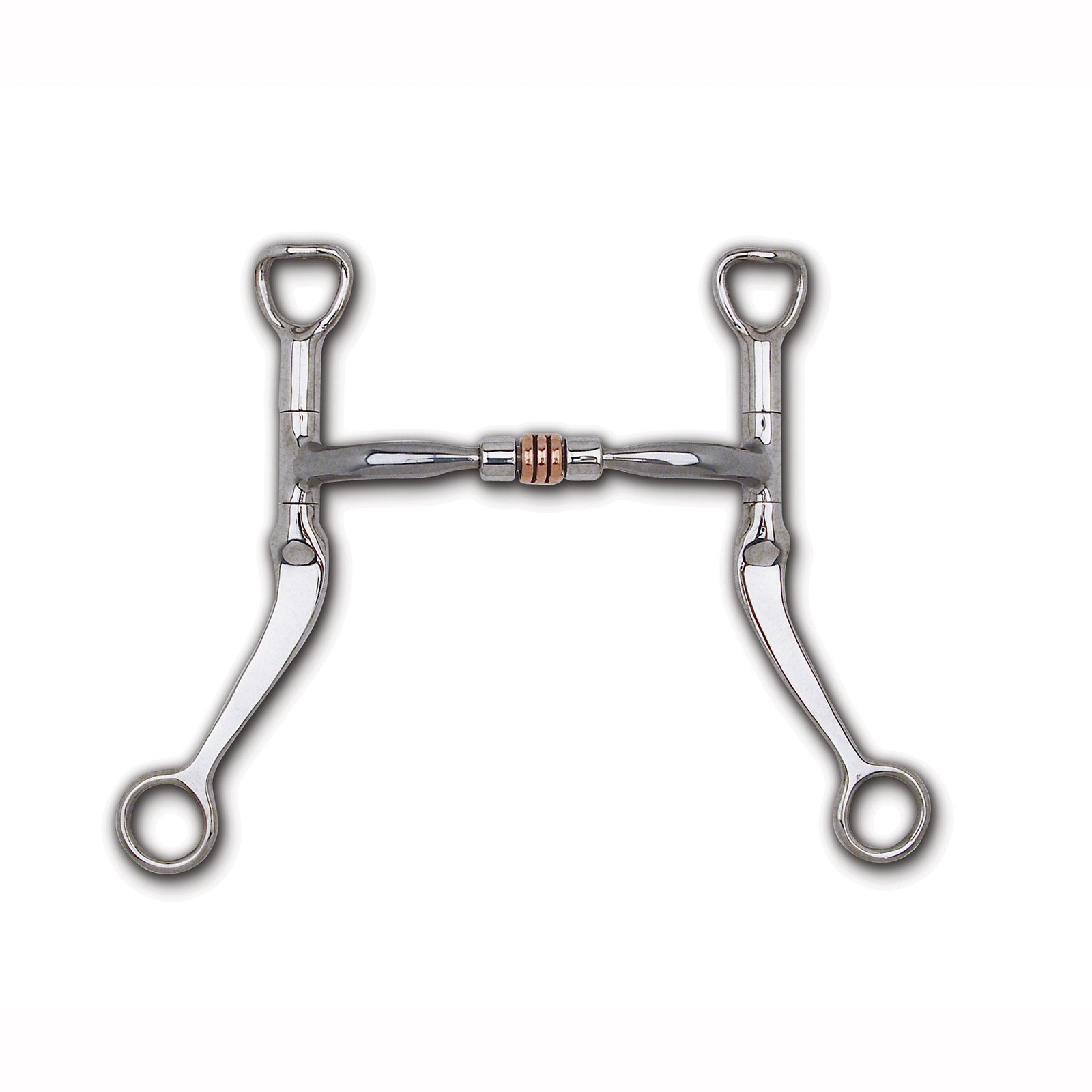 Myler Flat Shank with Comfort Snaffle Copper Roller MB 03