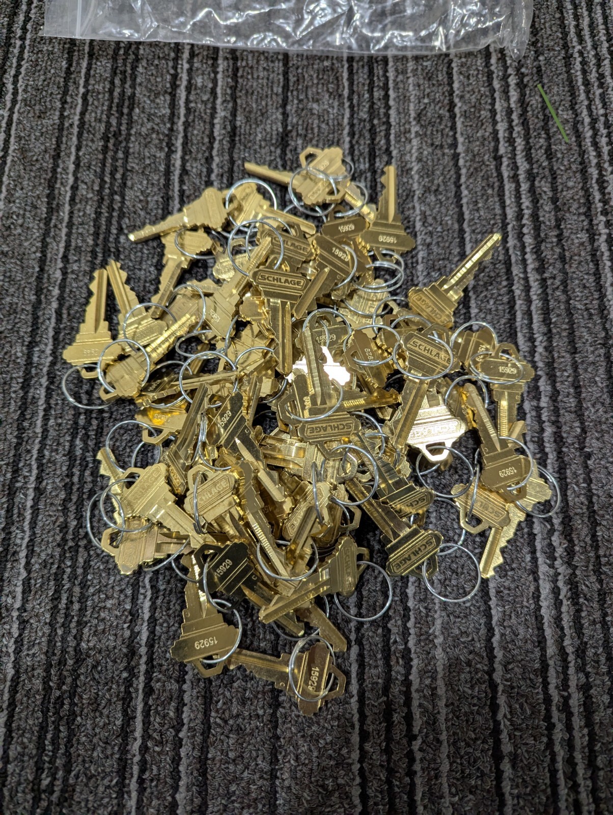80 SCHLAGE ( SINGLE KEYS ) ORIGINAL FACTORY PRECUT KEYS (ALL SAME KEY CUT) SC-1