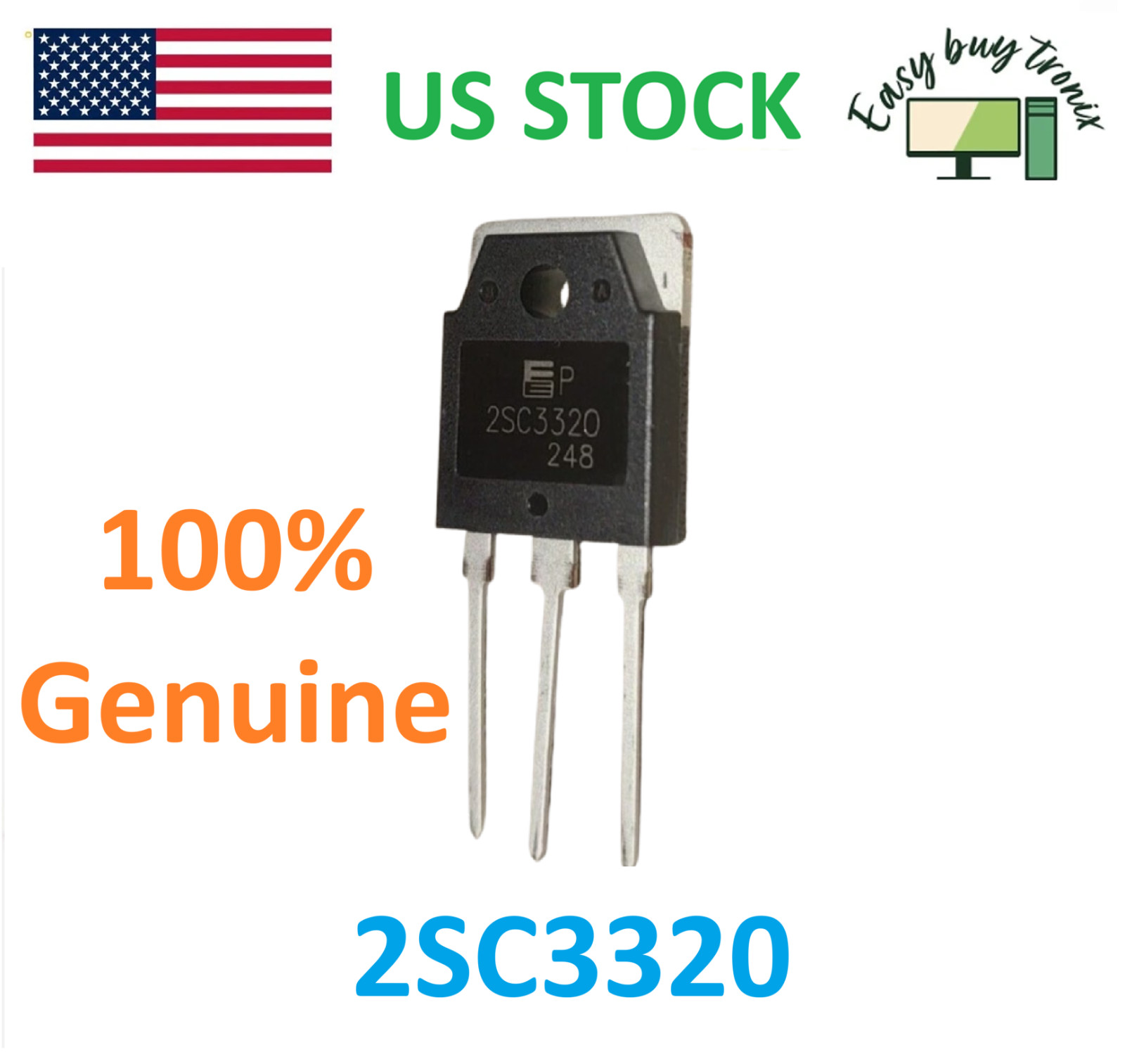 3pcs 2SC3320 C3320 Power Transistor TO-3P US Stock
