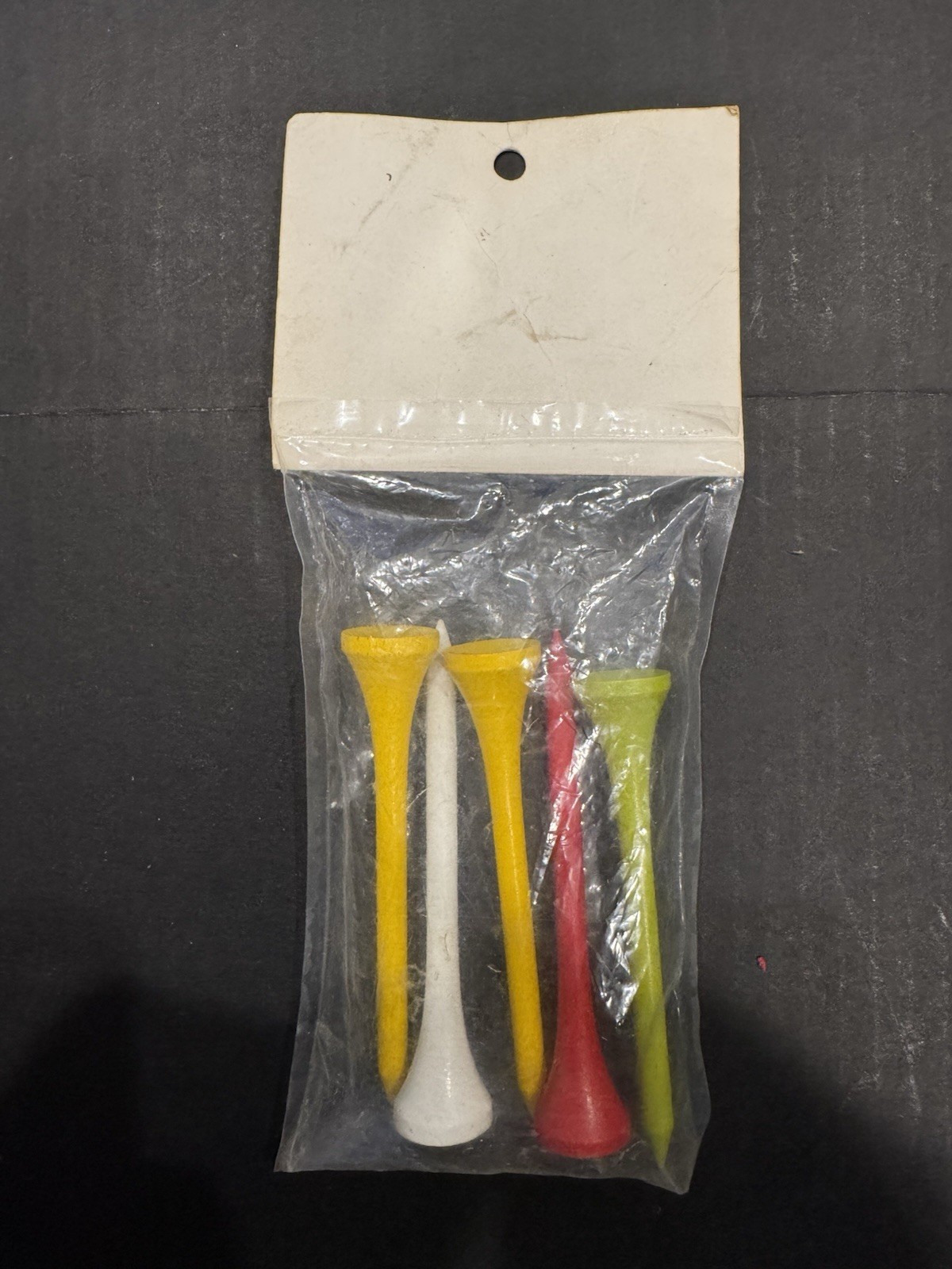 Ajay 1950’s NOS 5 Jumbo Golf Tees Cartoon Funny Gag Gift 4.5” Tall Masters