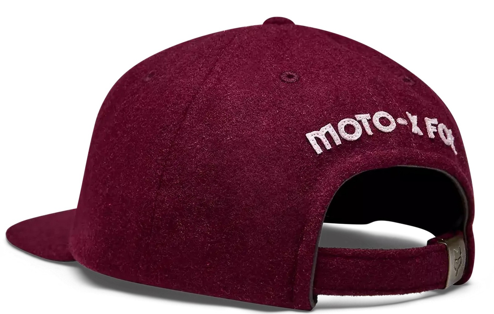 Fox Racing Big F Adjustable Wool Snapback Hat Rusty