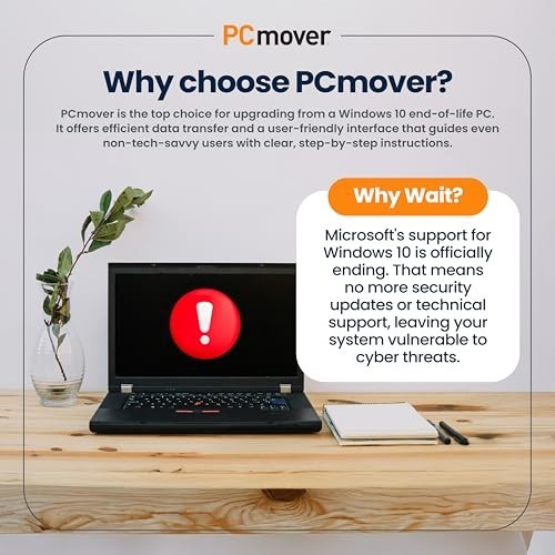 Data Transfer Software for PC Migration - Move Apps, Files & Settings - 1 Licens