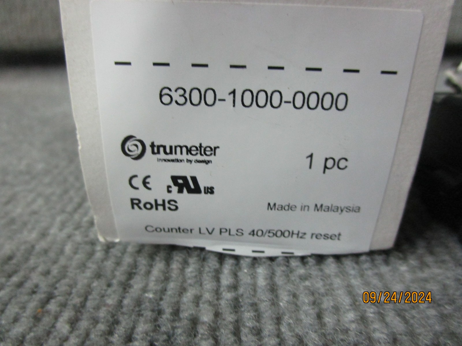 Trumeter 6300-1000-0000 LCD Counter
