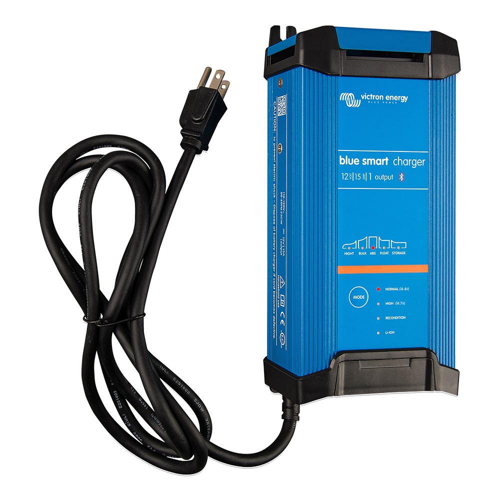 Victron Blue Smart IP22 12VDC 15A 1 Bank 120V Charger - Dry Mount BPC12154510...