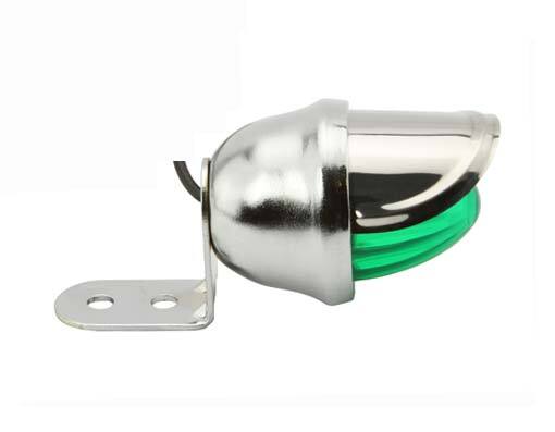 Bike Mini Bee Light Chrome/Green. Bike parts,Bicycle parts.