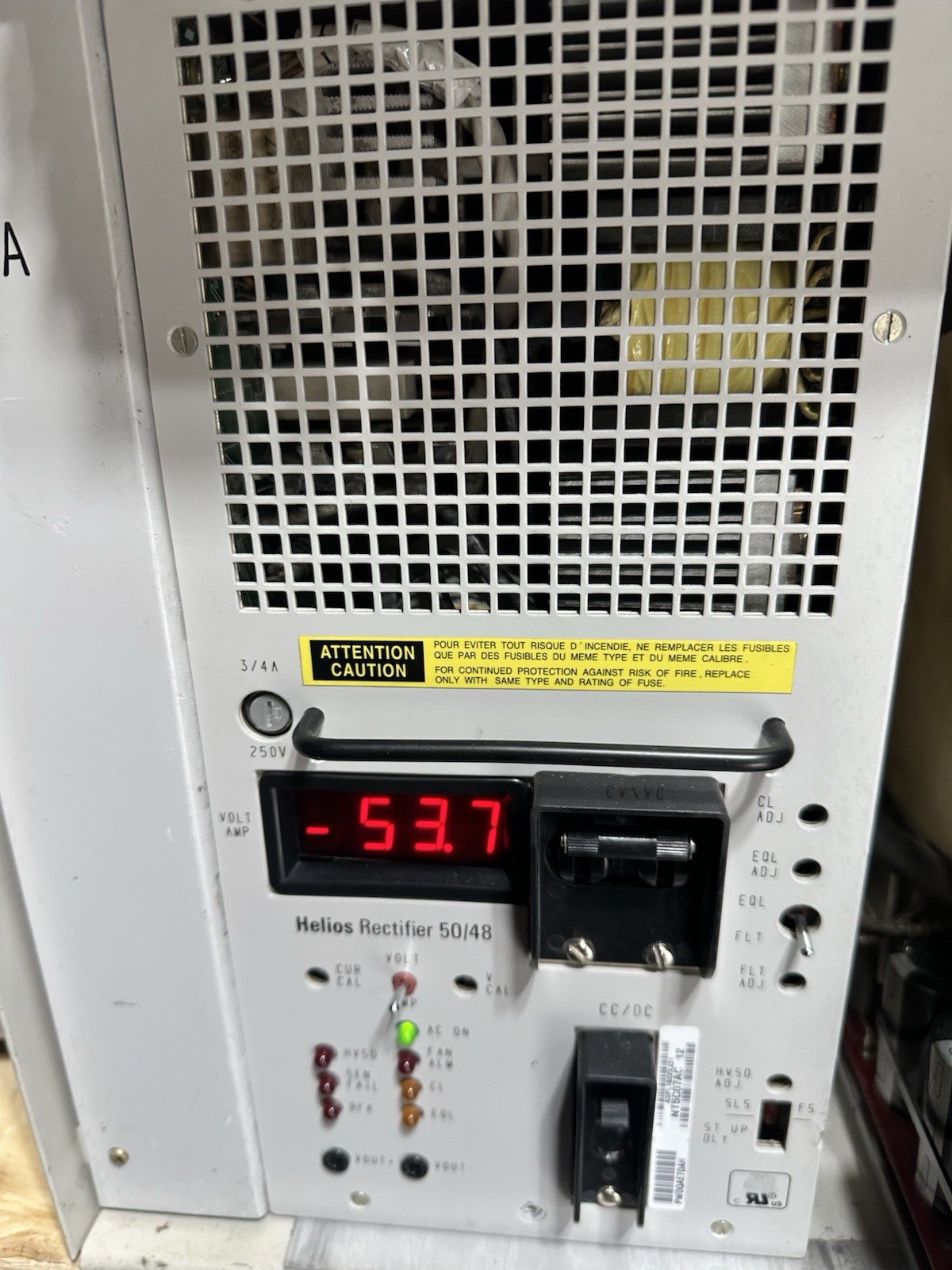 Nortel Helios NT5C07AC, MPR50 Rectifier Module - Tested