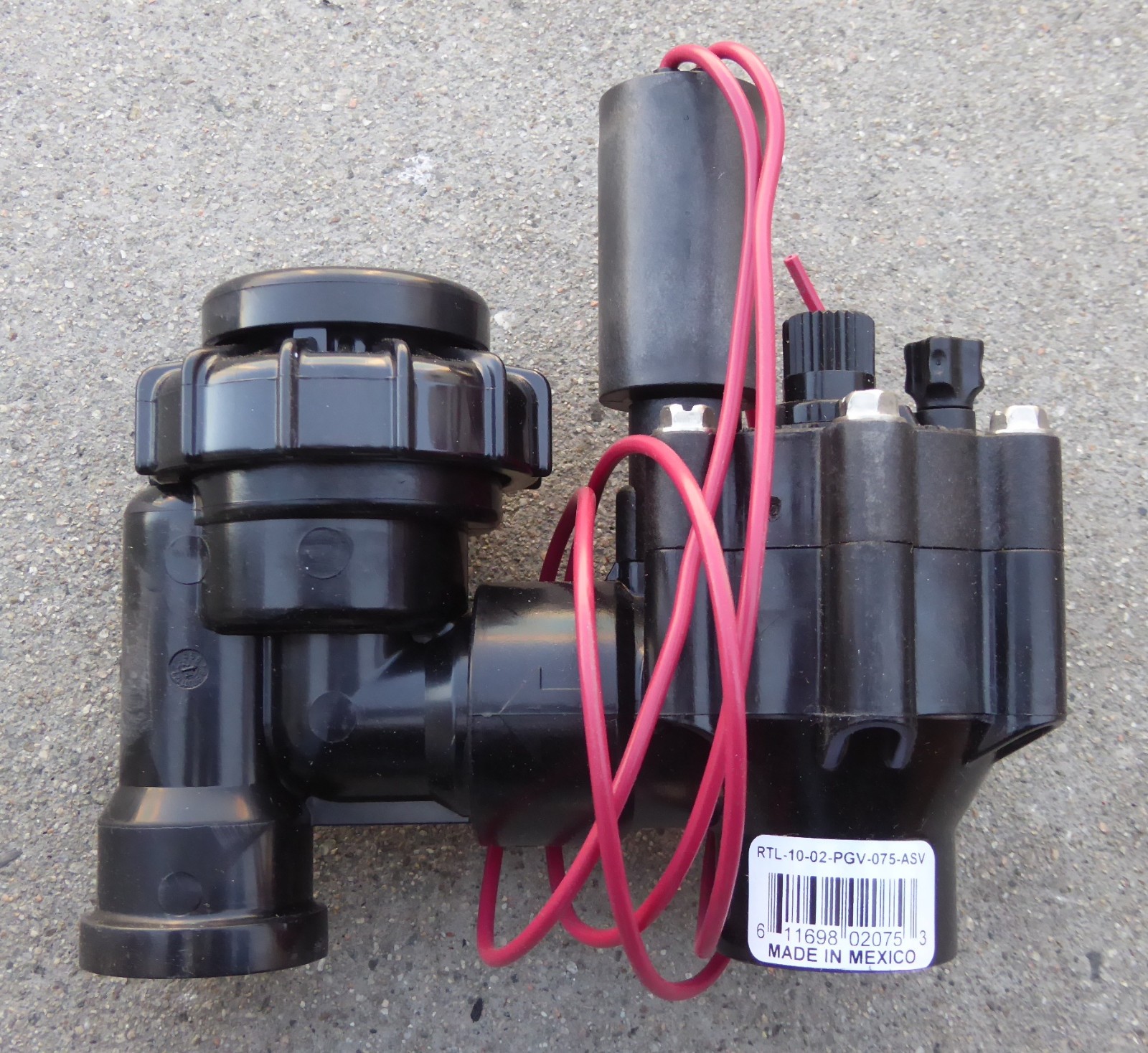 Hunter PGV-ASV 3/4 in. Professional Grade Anti-Siphon Control Valve Black
