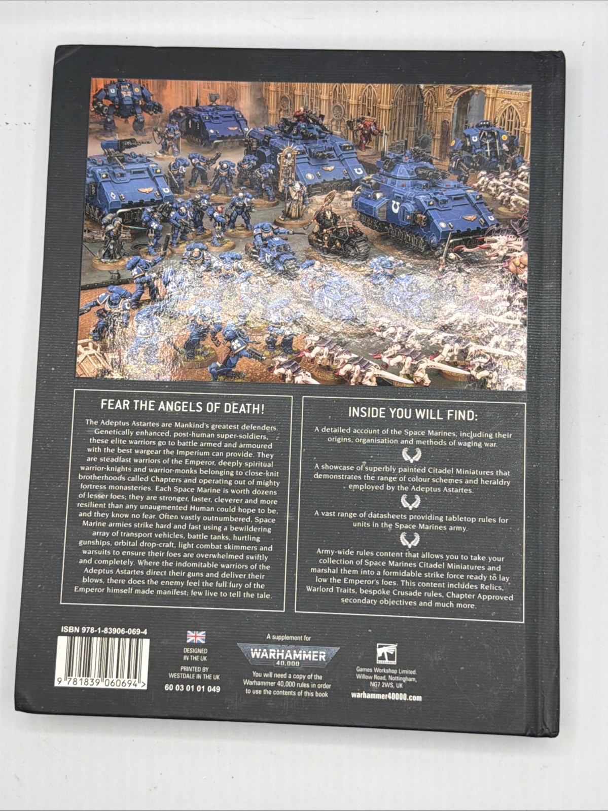 Games Workshop Warhammer 40K Codex: Space Marines Rule Book (Hardback)