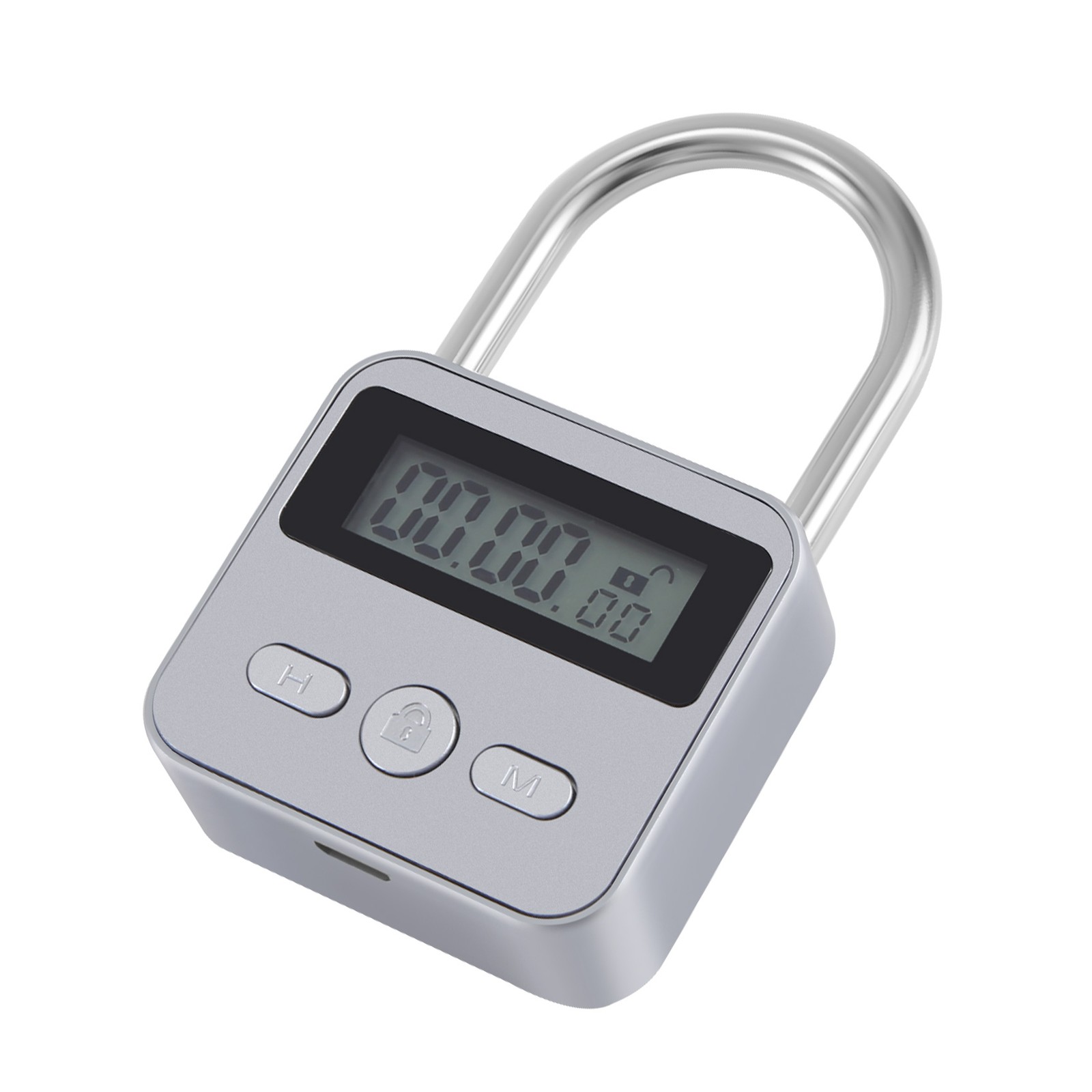Metal Timer Lock LCD Display Multi-Function Electronic Time 99 Hours Max3874