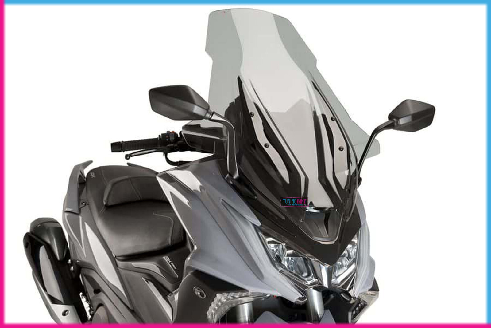 PUIG WINDSCREEN V-TECH LINE TOURING FOR KYMCO AK550 2018 TINTED