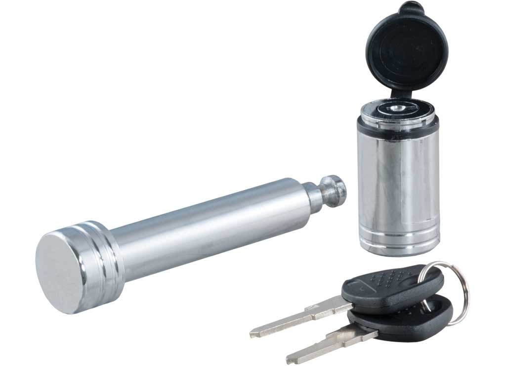 Curt 23515 5/8" Class 3/4 Dogbone Receiver Lock Chrome