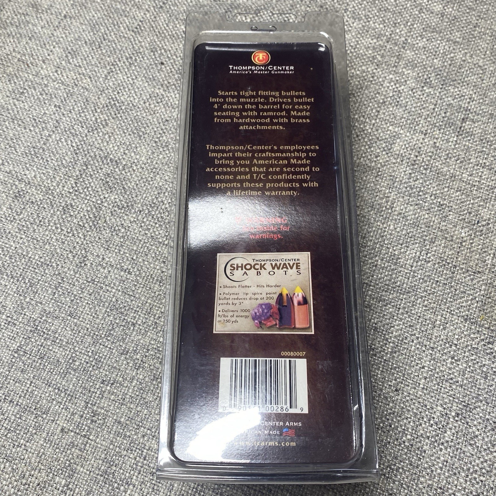 Thompson Center Rifle Bullet Starter .45 - .58 #7050