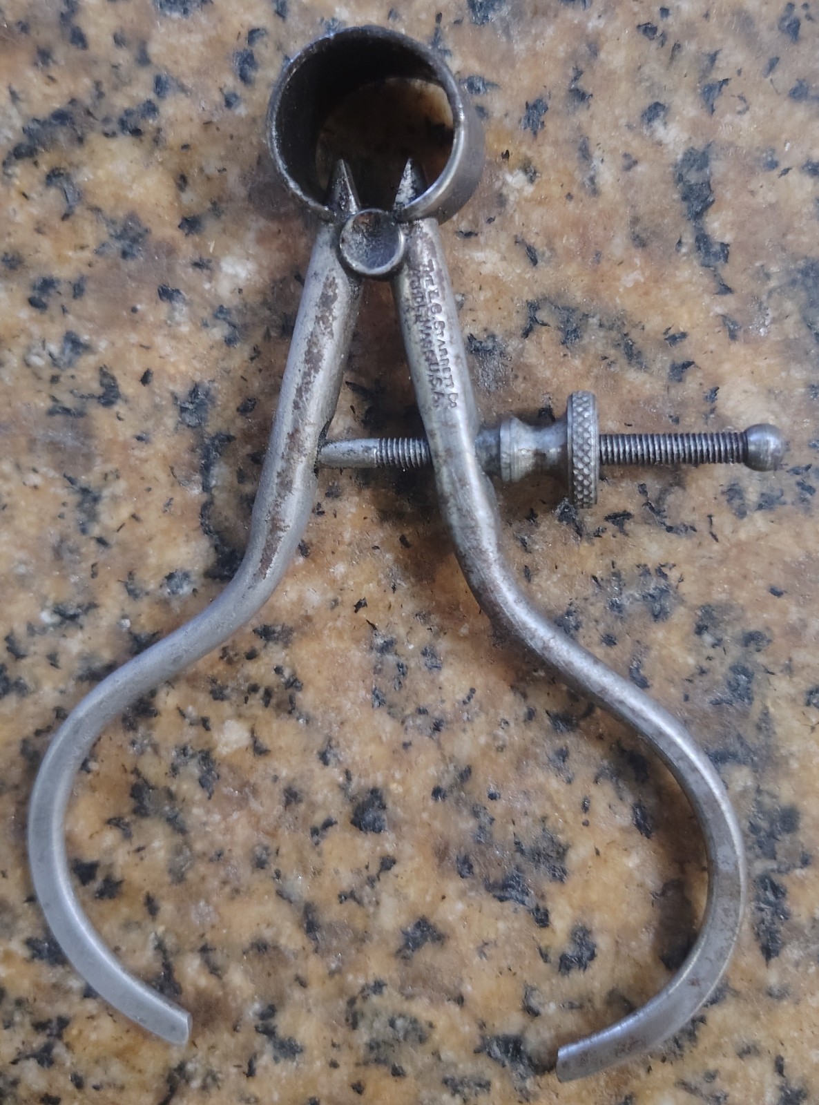 🗽VINTAGE MINI STARRETT 2" OD CALIPER