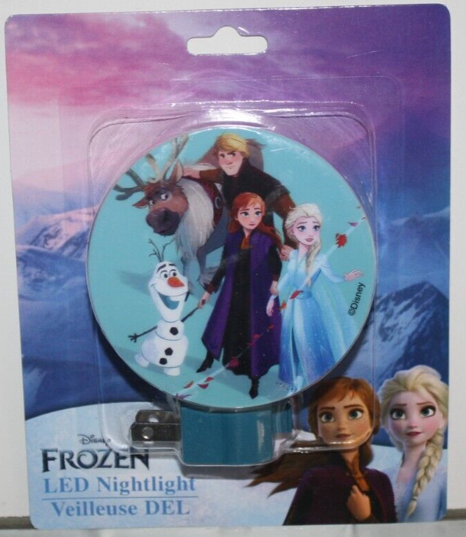 Disney Frozen LED Nightlight Rotary Adjustable Shade On/Off Switch NIP
