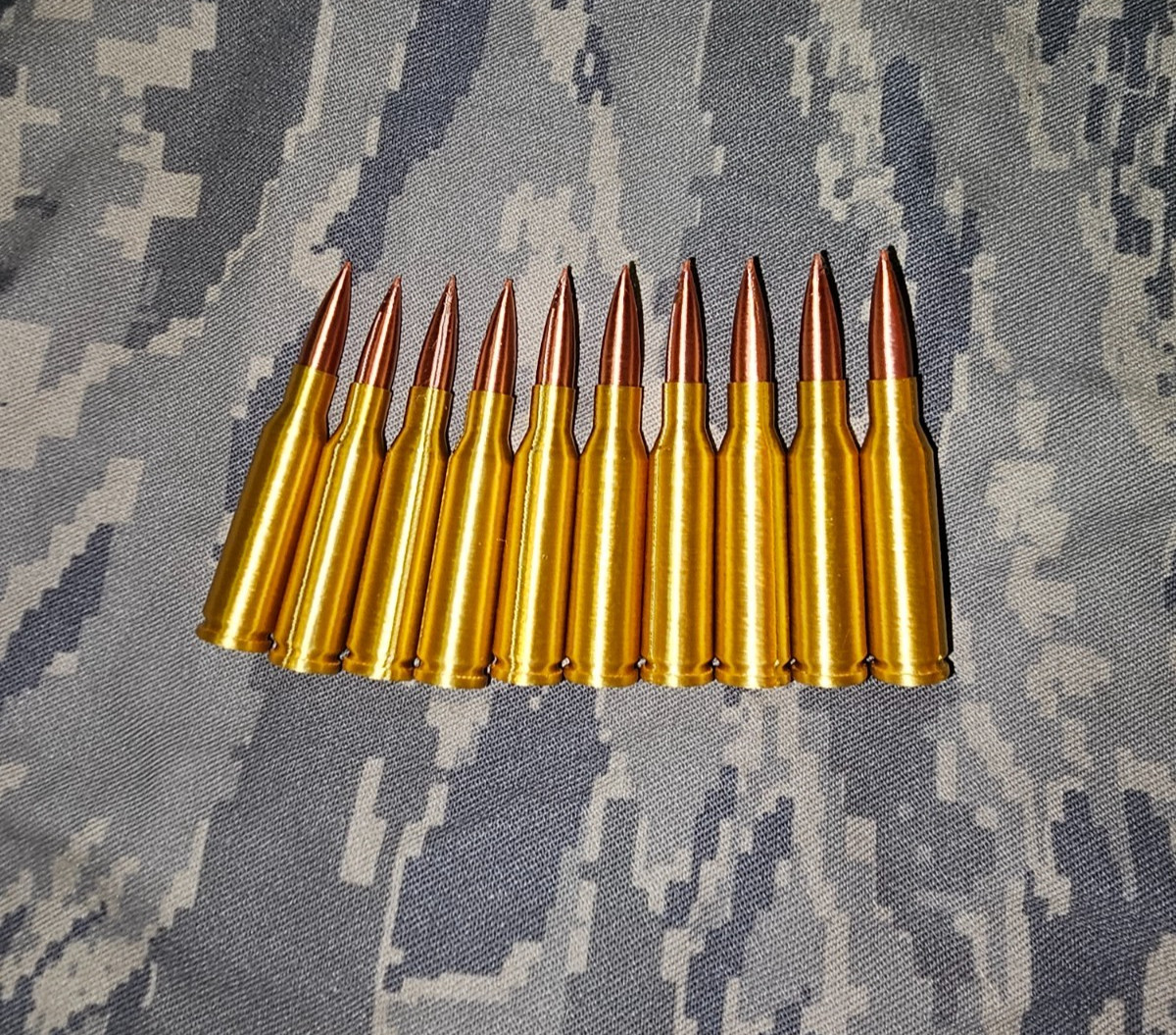 30pcs Replica 5.45x39mm Rounds For Airsoft, Military Displays, Movie Props