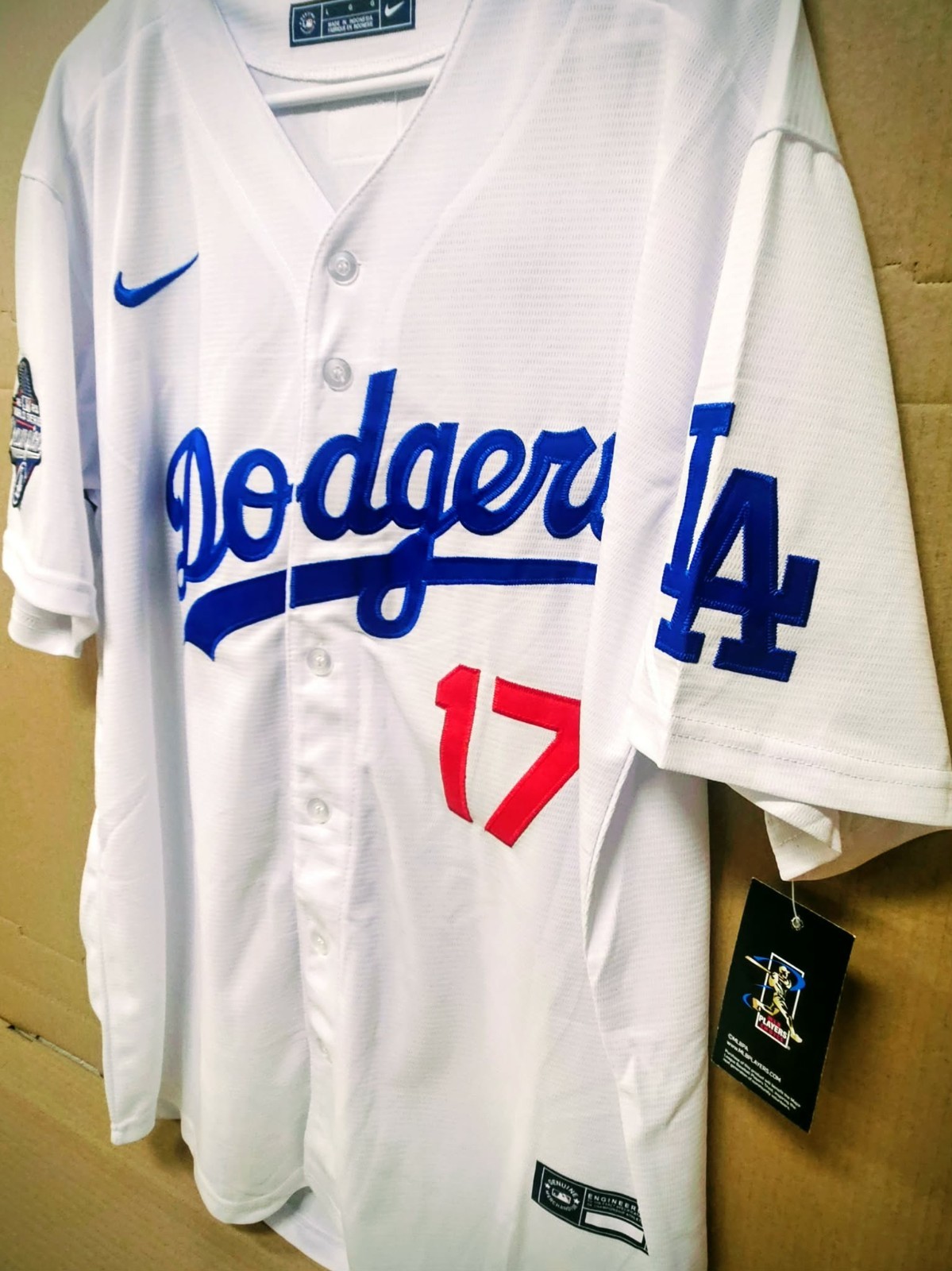 Dodgers Shoie Othani White Home Game Jersey